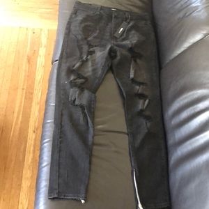 Nova Men carter skinny destroyed jeans